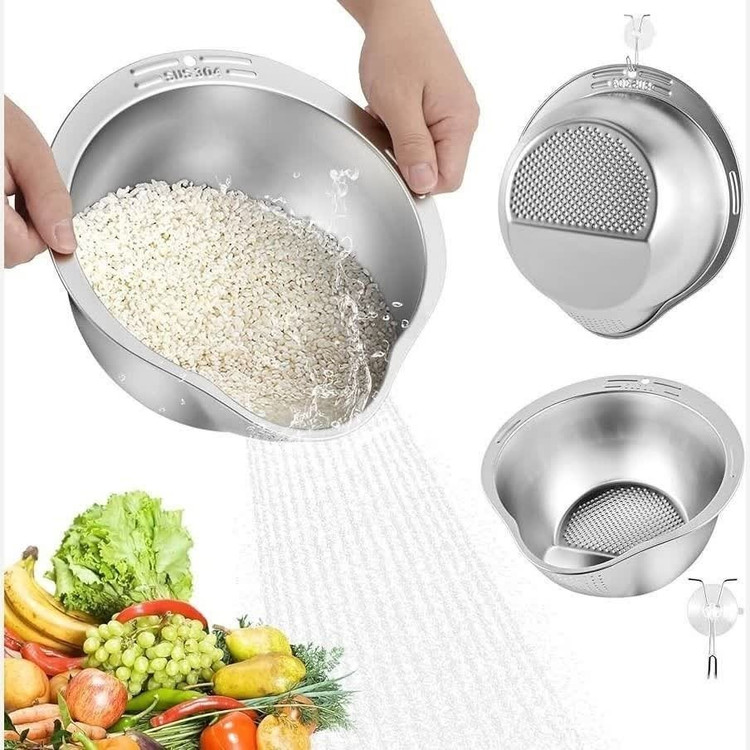 آبکش استیل برنج شوی یونیک